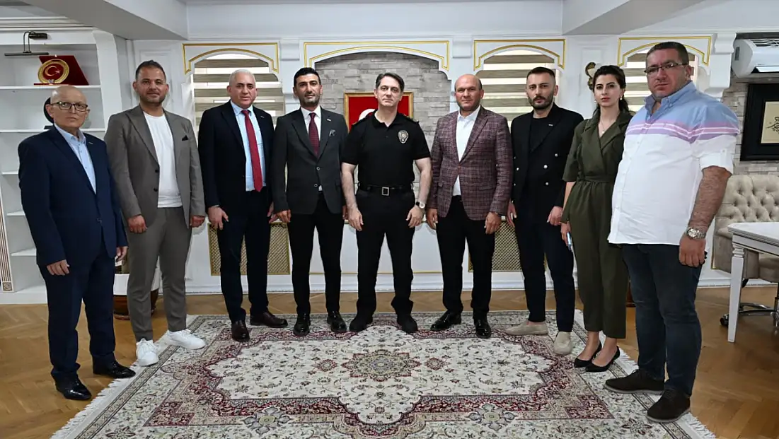 ASRİAD Konya Şubesi, İl Emniyet Müdürü Necmettin Koç'u ziyaret etti