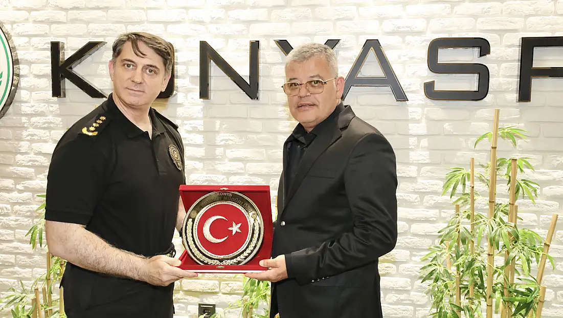 Konya İl Emniyet Müdürü Koç'tan Konyaspor'a ziyaret