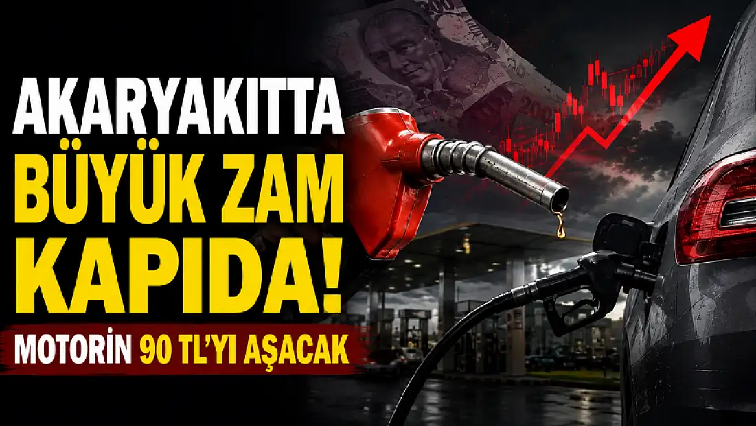 Akaryakıtta büyük zam kapıda! Motorin 90 TL’yi aşacak