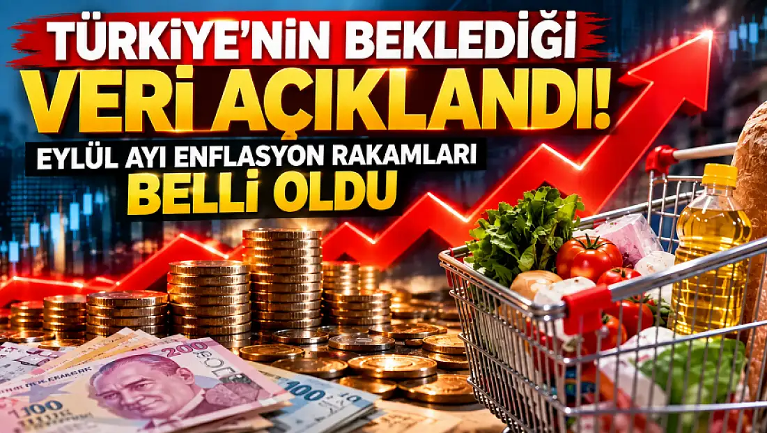 TÜİK enflasyon rakamlarını açıkladı! Eylül ayı verileri belli oldu