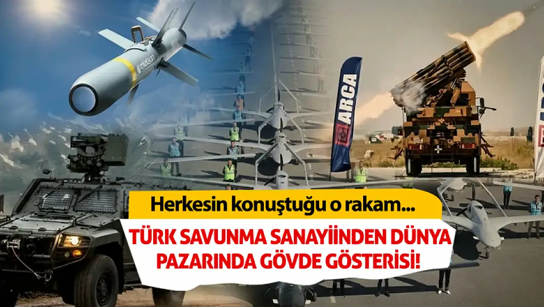 Türk savunma sanayi tarihi eşiği aştı! İşte zirvedeki şirketler...