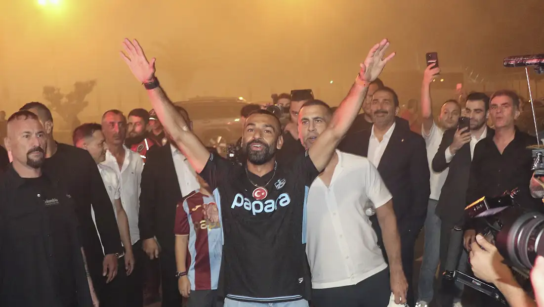 Salah'a Trabzon'da coşkulu karşılama