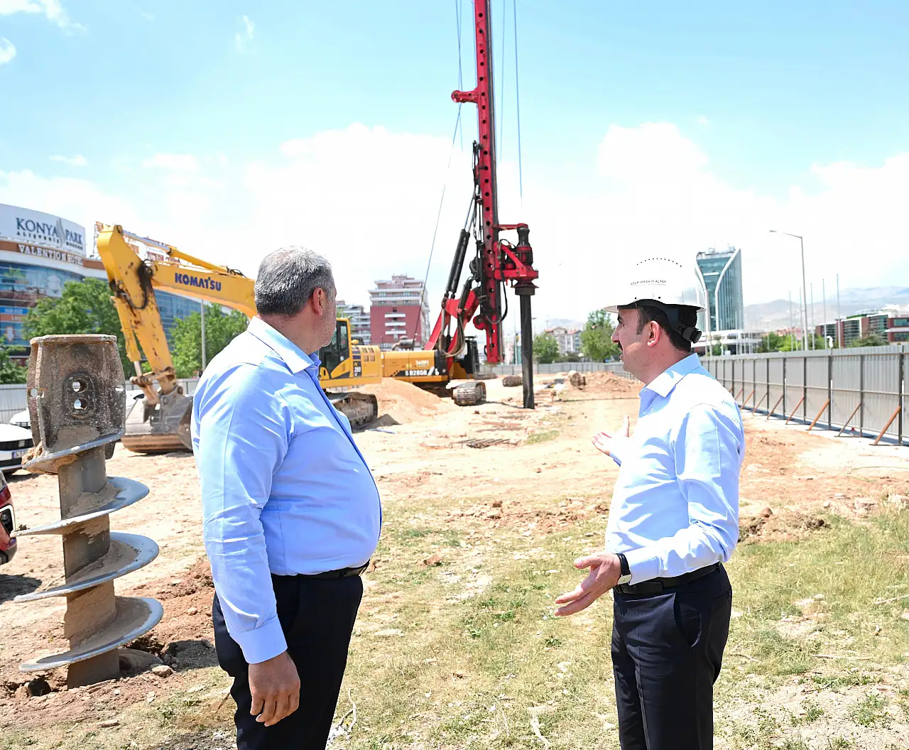 Konya'da tramvay yeraltına iniyor! Dev proje trafiğe nefes aldıracak!