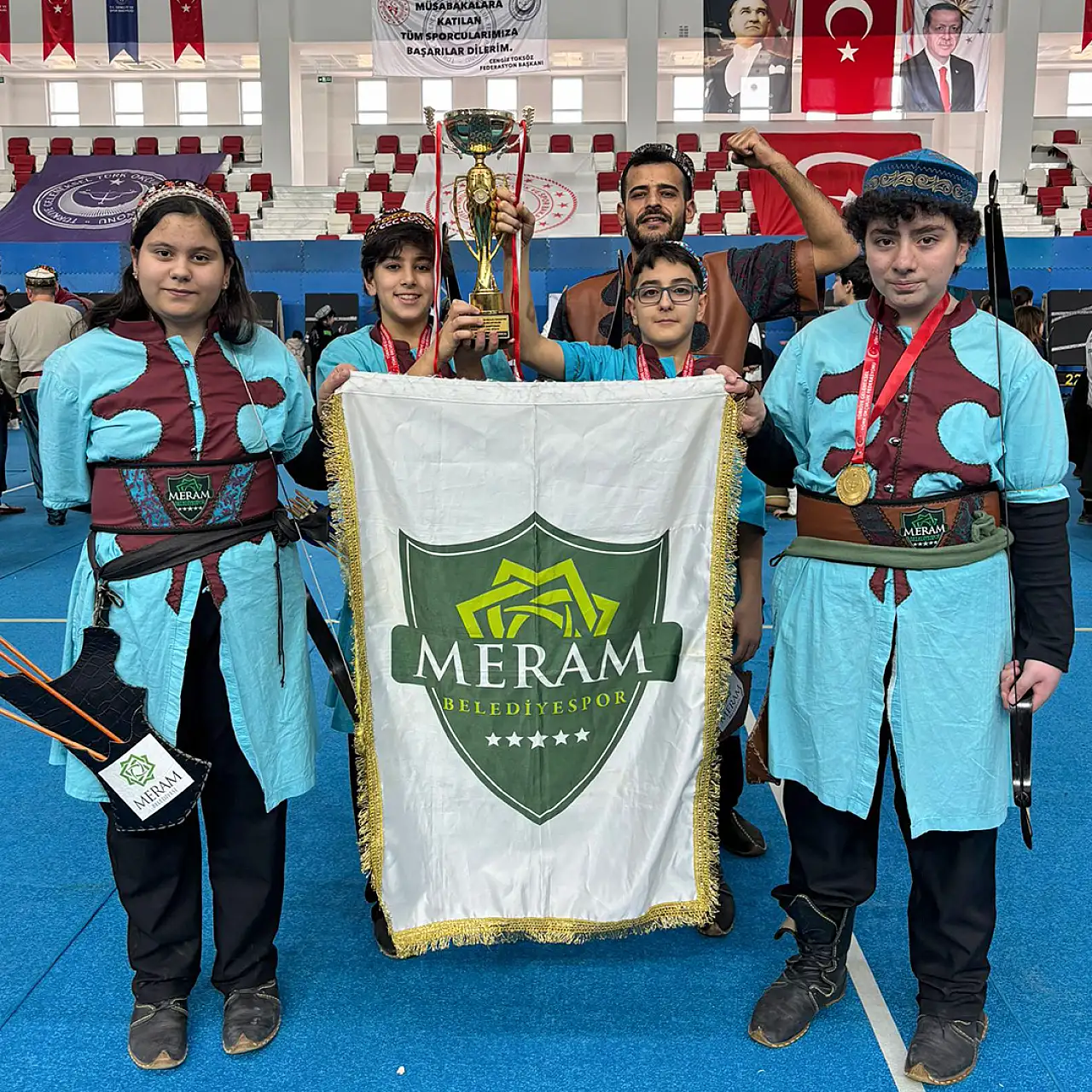 Meram Belediyespor'dan 2 büyük şampiyonluk!