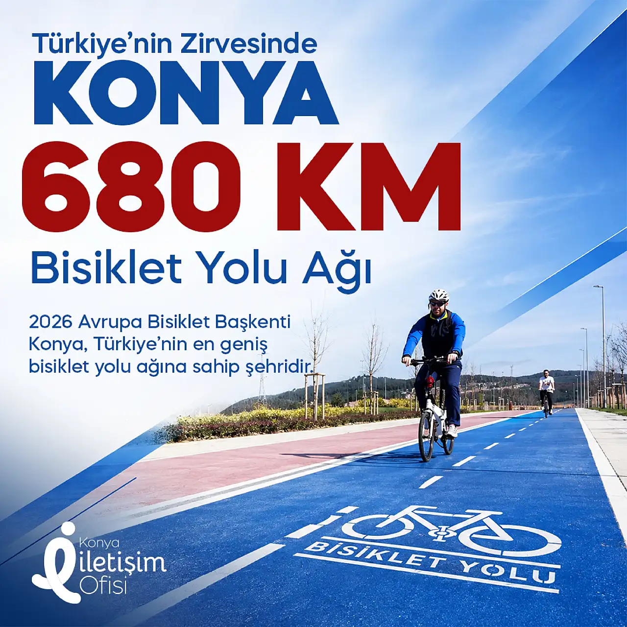 Türkiye'nin bisiklet yolu lideri Konya'dan anında yanıt: 680 kilometreye ulaştık!
