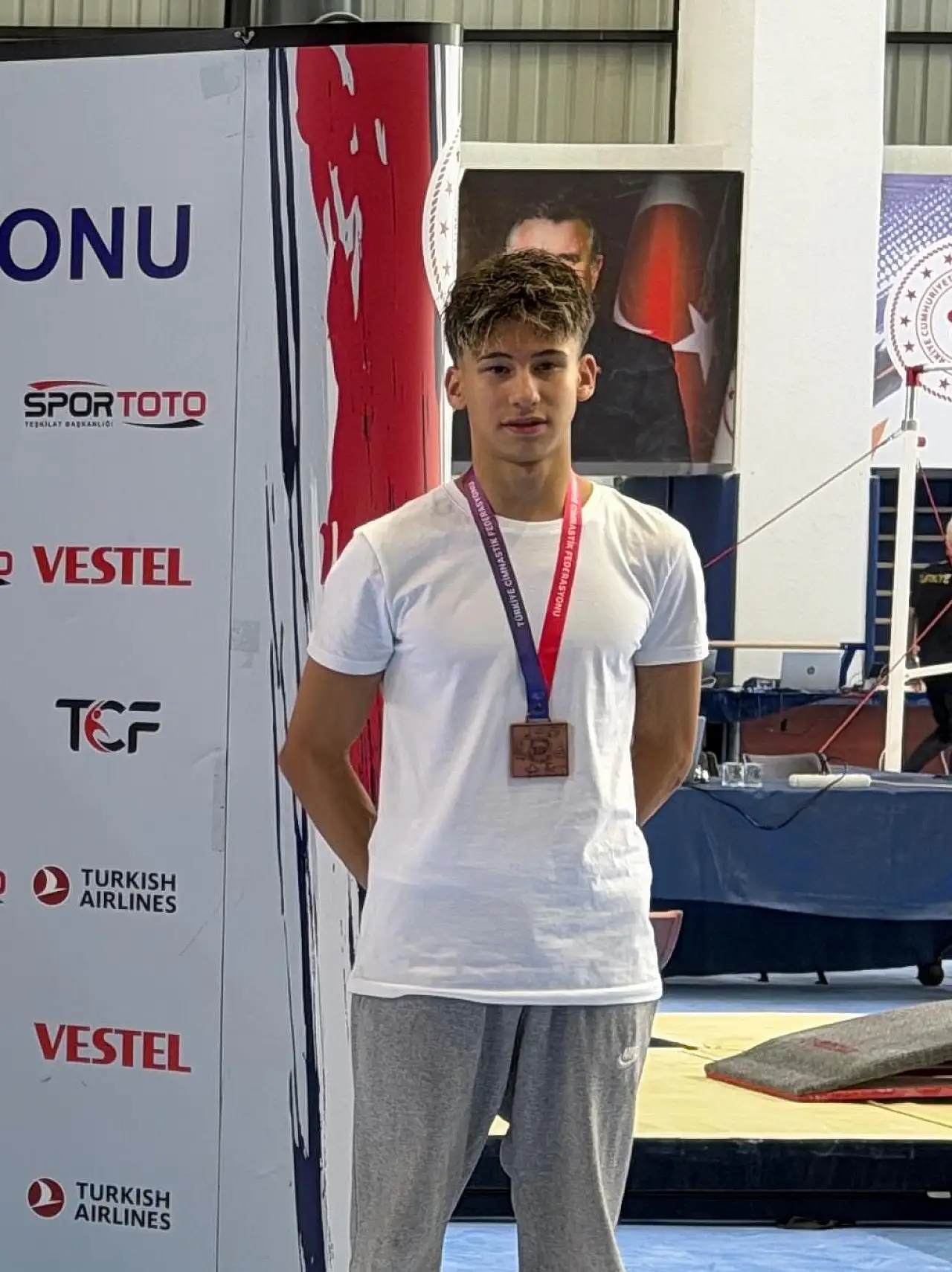 Selçuklu Beldiyesporlu Mevlüt'ten çifte madalya