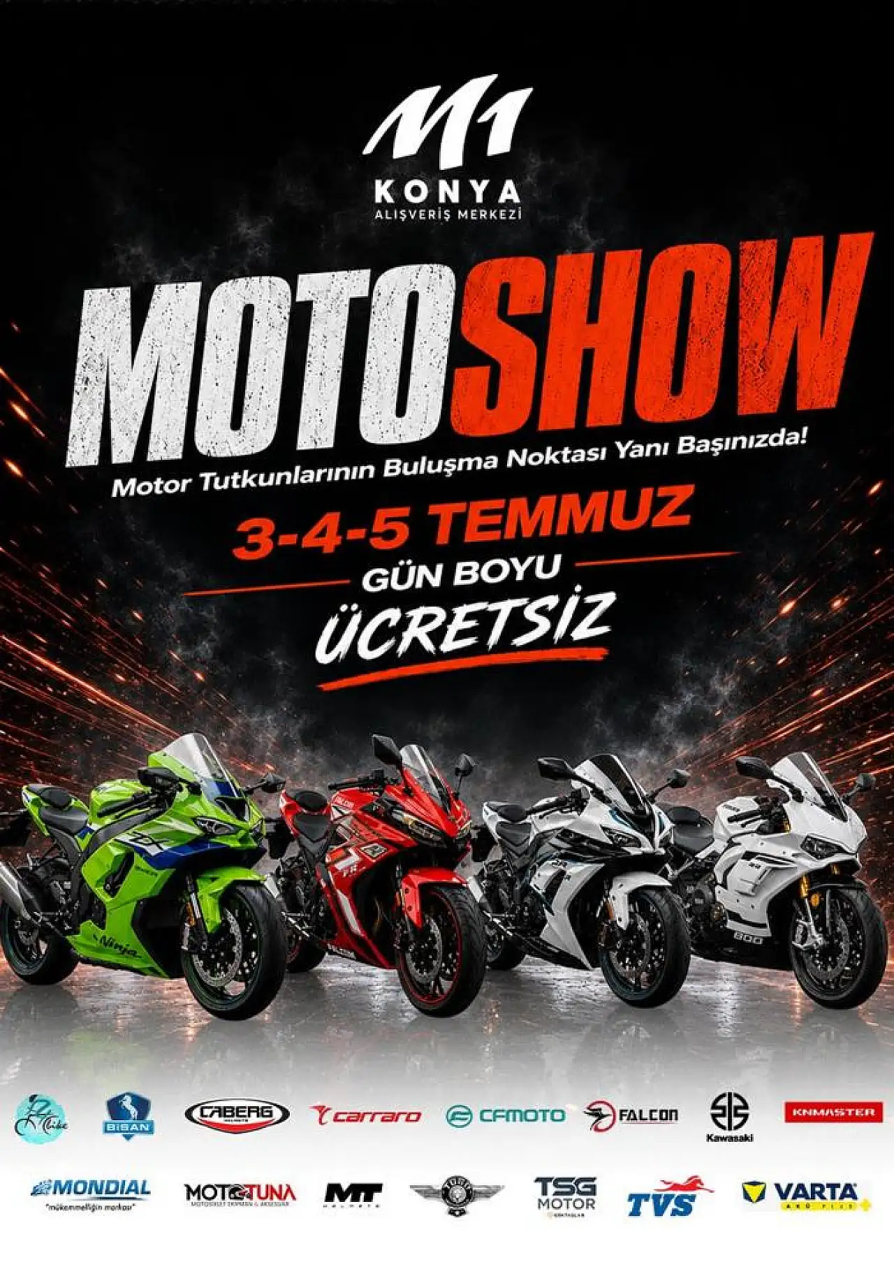 Konya'da motor tutkunlarının dört gözle beklediği etkinlik başlıyor