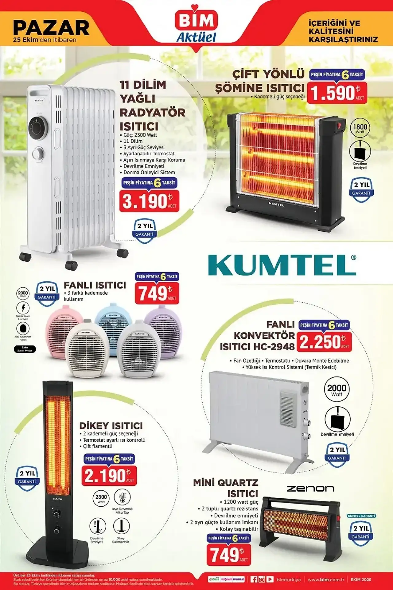 27-30 Ekim BİM aktüel kataloglarında hangi ürünler satışa çıkacak?