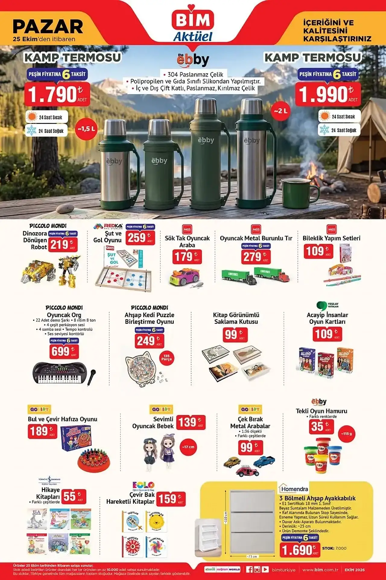 27-30 Ekim BİM aktüel kataloglarında hangi ürünler satışa çıkacak?