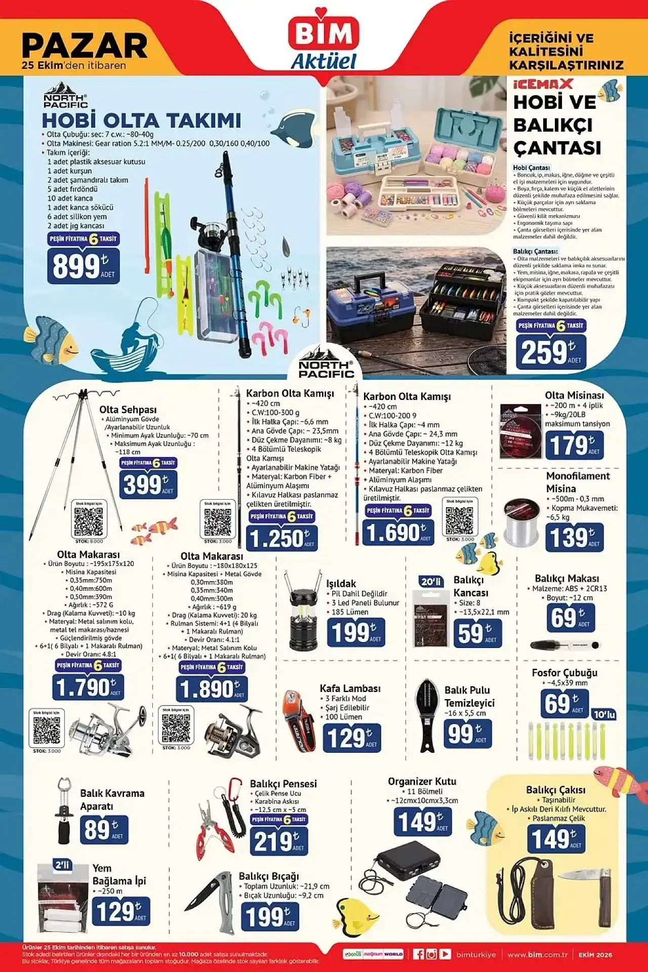 27-30 Ekim BİM aktüel kataloglarında hangi ürünler satışa çıkacak?