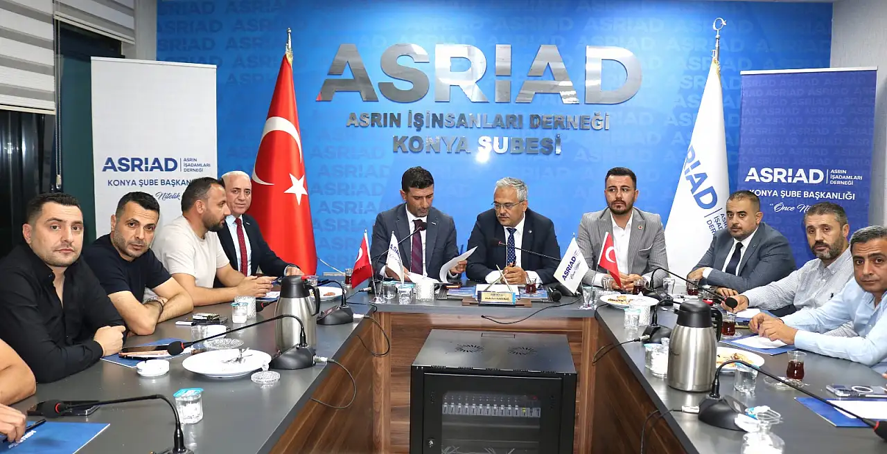 ASRİAD Konya'da MHP İl Başkanı Sedat Göncü ağırlandı