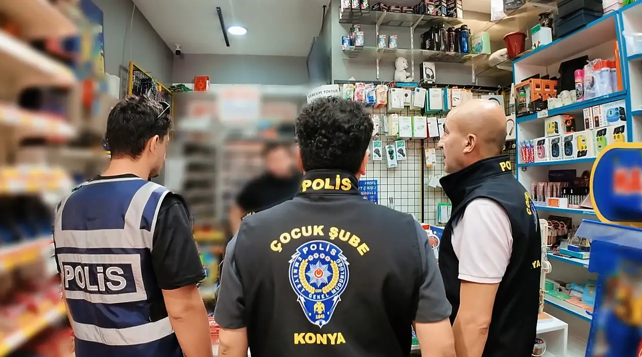Konya'da okul çevrelerinde dikkat çeken bilanço! 9 kişi yakalandı