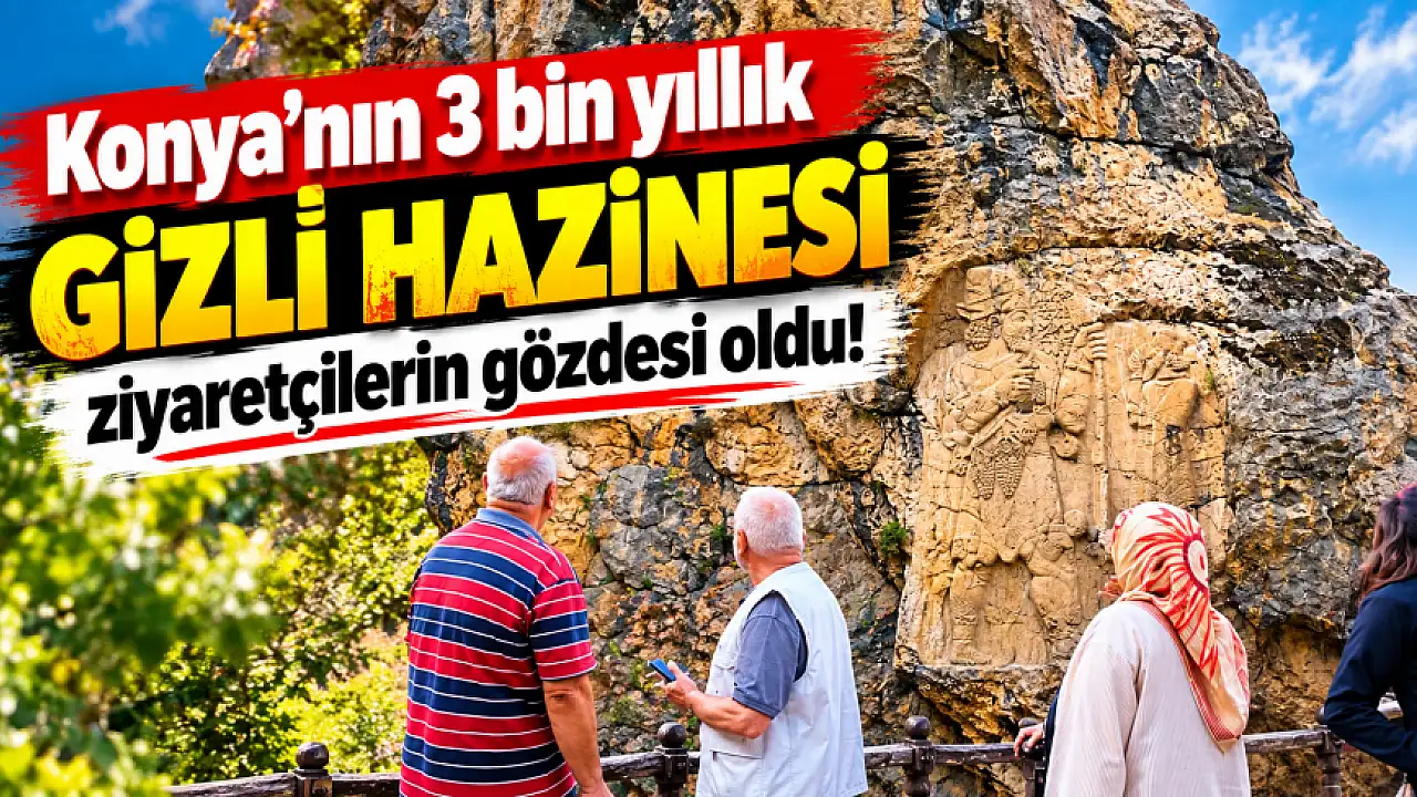 Konya'nın 3 bin yıllık gizli hazinesi ziyaretçilerin gözdesi oldu!