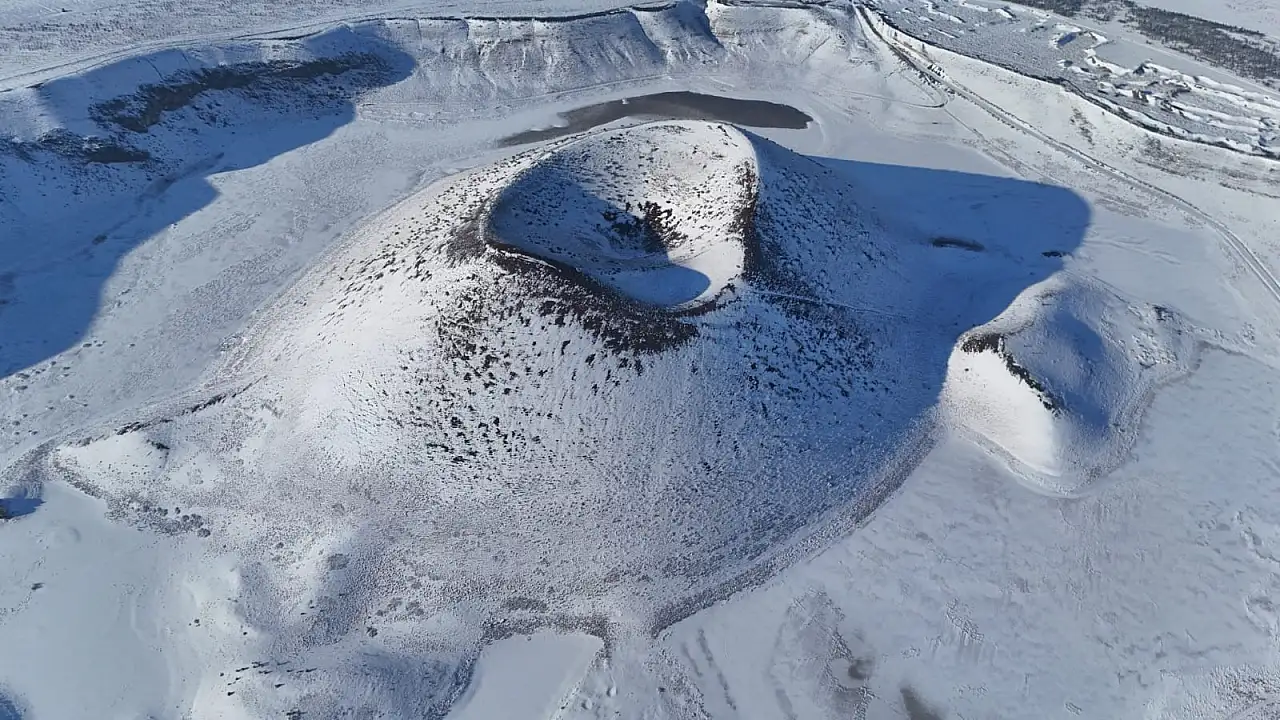 Konya'nın gözde turizm alanı beyaza büründü! İşte doğa harikasındaki eşsiz kareler
