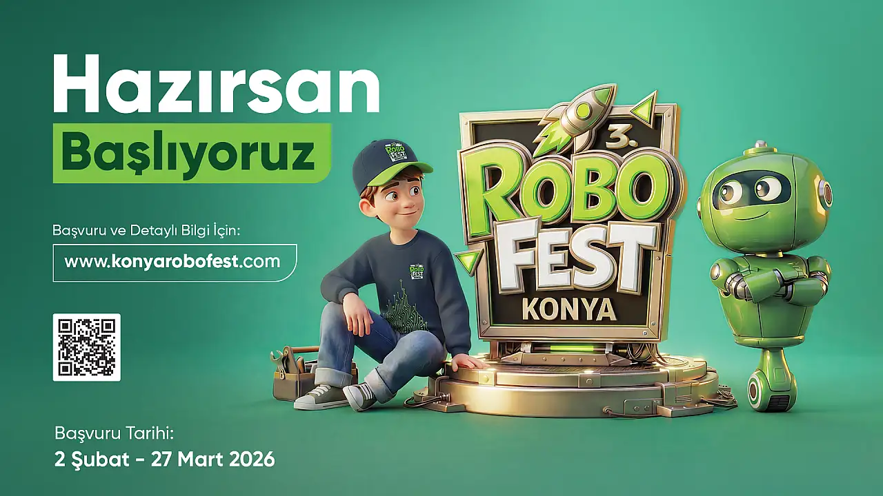 Son başvuru 27 Mart! Karatay'ın dev robot festivali başlıyor