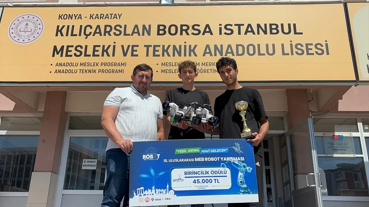 Fiziği konuşturup birinci oldular: Konyalı gençlerden su altında büyük başarı!