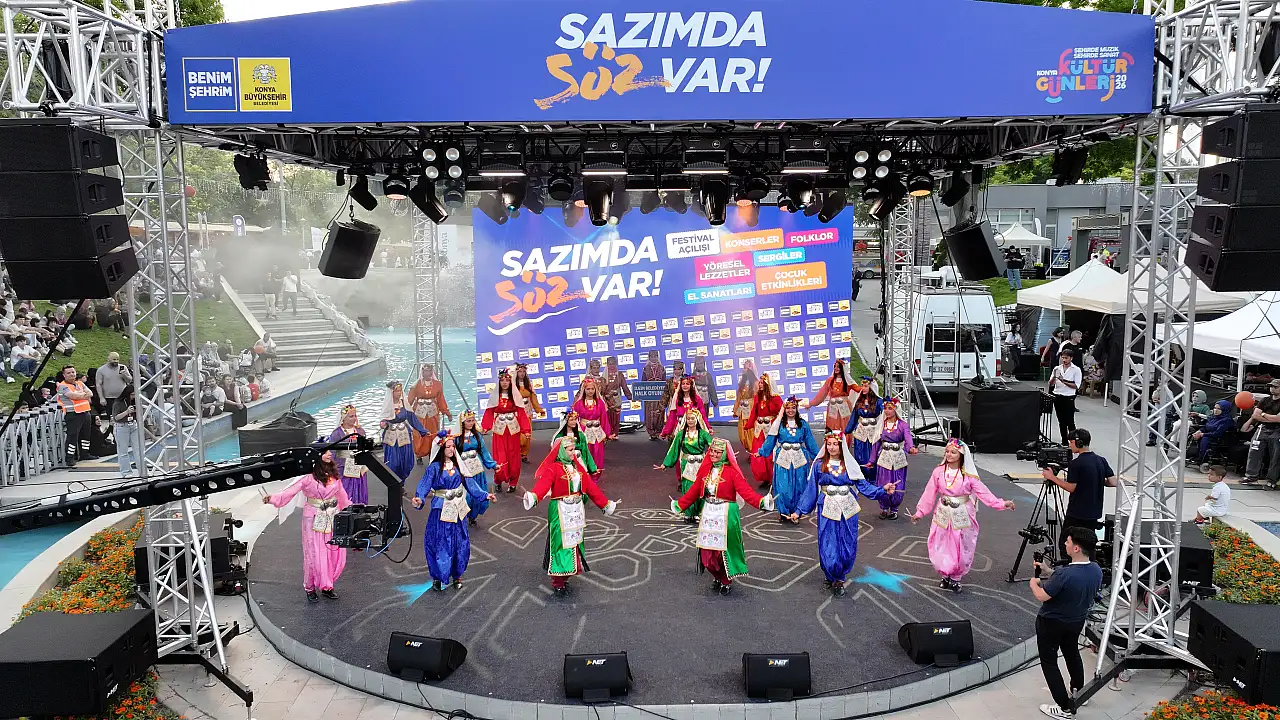 Konya'nın kalbinde dev organizasyon! Geçmişin izleri gelecekle buluştu