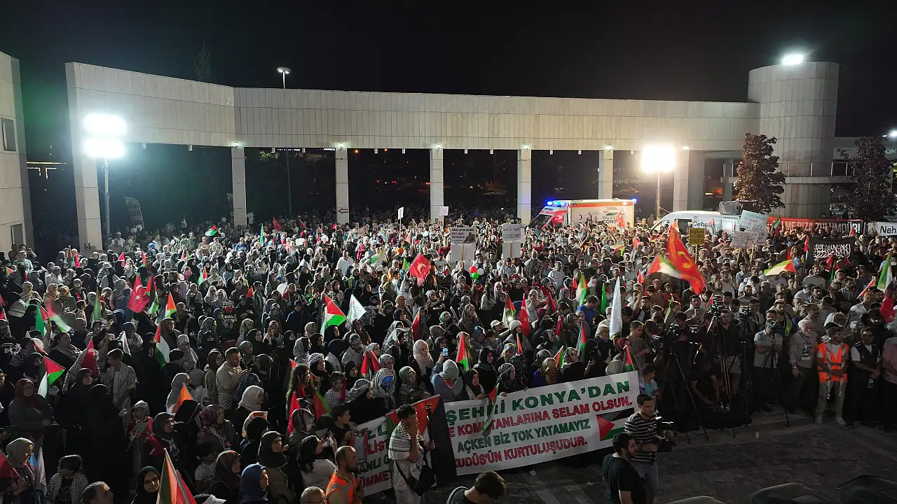 Başkan Kılca Uluslararası Filistin Konvoyu Mitingi'ne katıldı