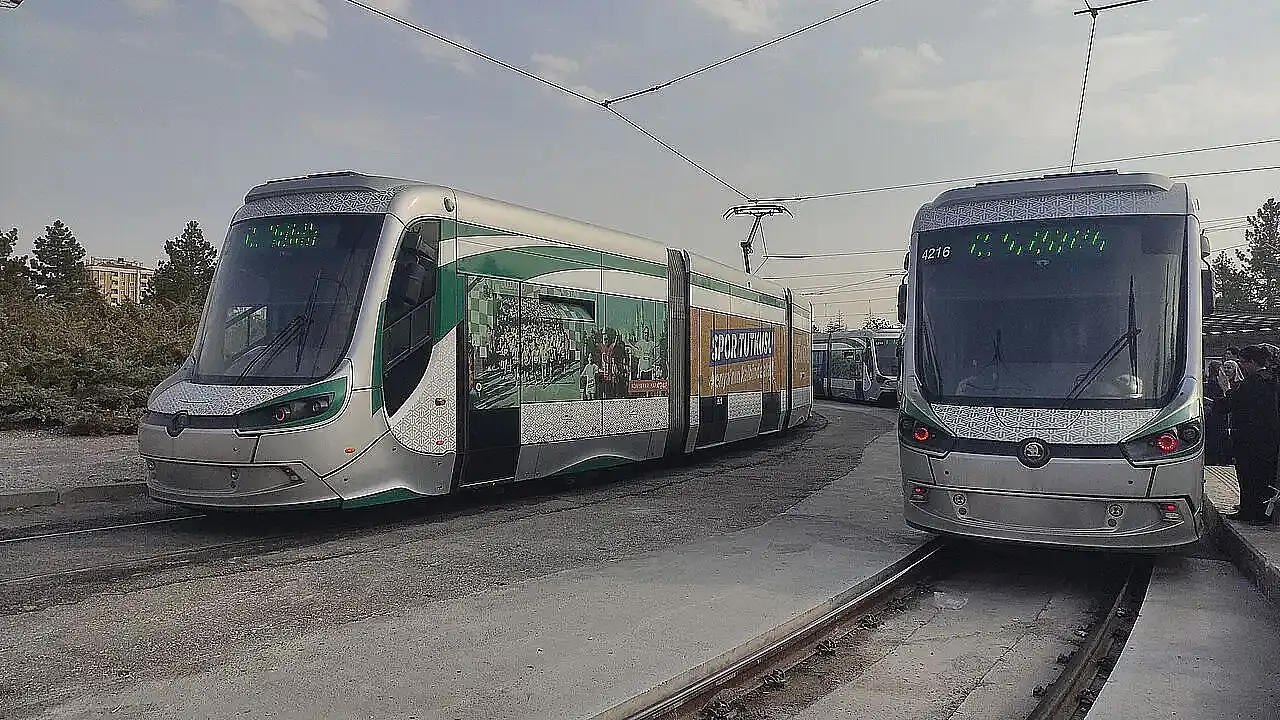 Konya'da tramvaylar 9 gün boyunca o duraklara uğramayacak!