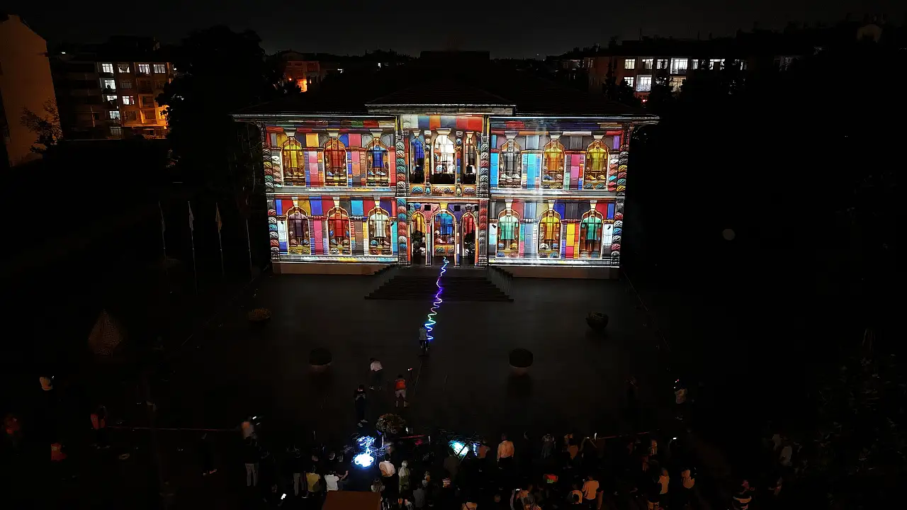 Konya Bisiklet Festivali'ne yakışır görsel şölen! İzleyenler hayran kaldı