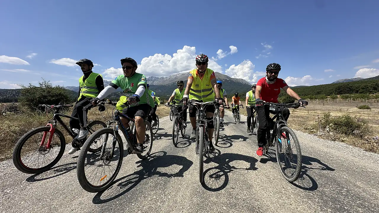 Konya'da tarih ve doğa rotalarında pedal çevrildi