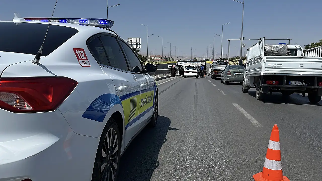 Konya'da 6 araç birbirine girdi! Zincirleme kazada yaralı var