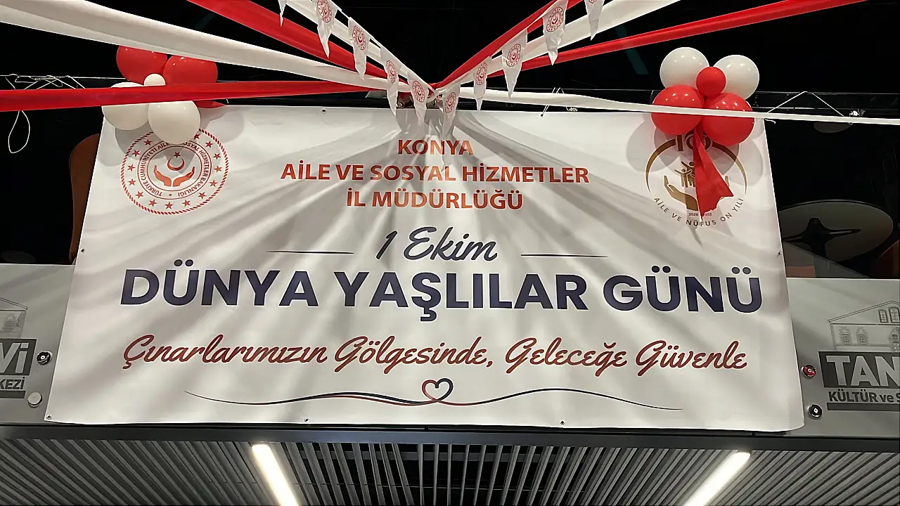 Konya'da büyükler unutulmadı! Dünya Yaşlılar Günü'nde anlamlı program