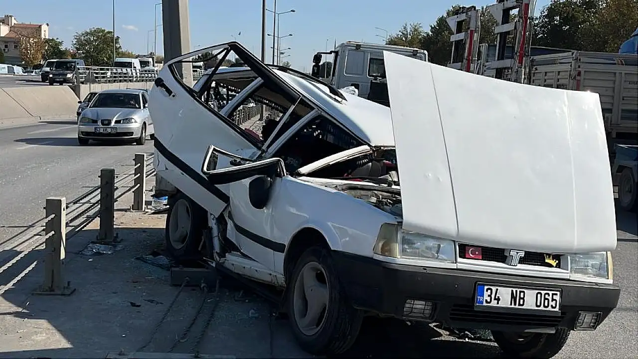 Konya'daki kazada araç kontrolden çıktı! Çok sayıda yaralı var