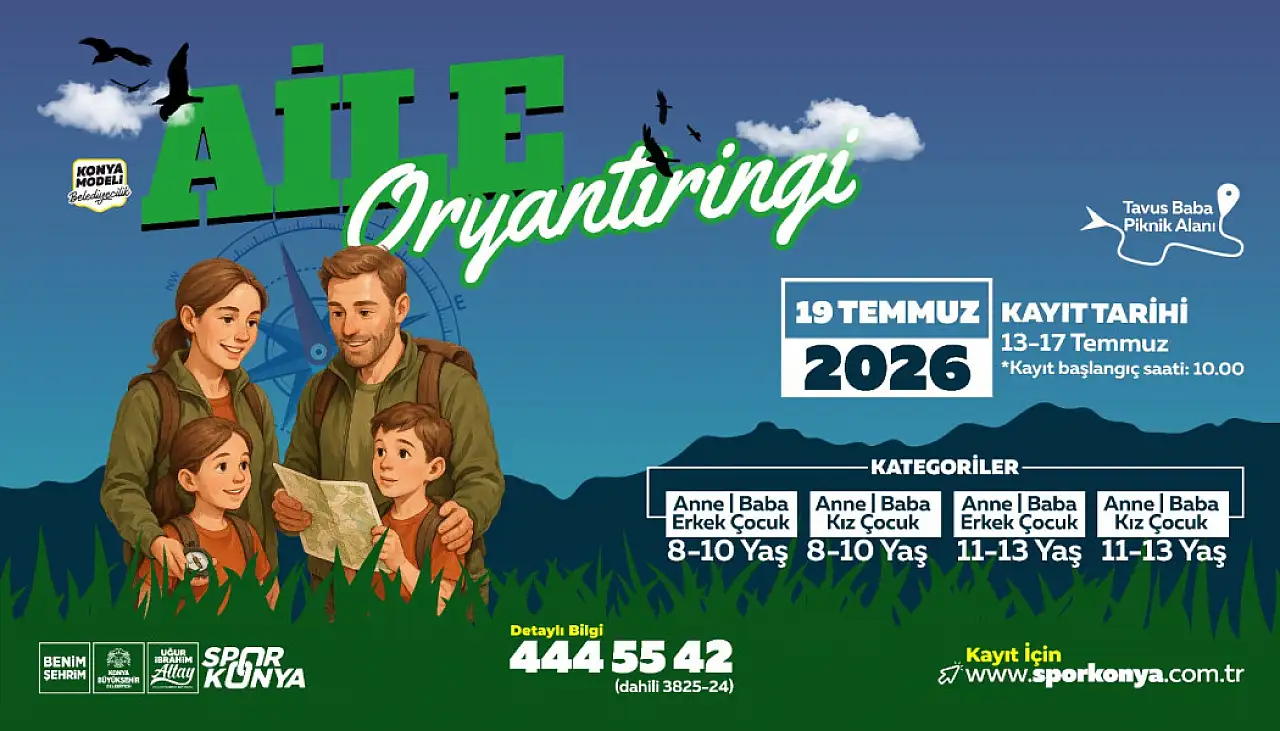 Konya'da ailelerin kaçırmaması gereken etkinliğe kayıtlar başladı!