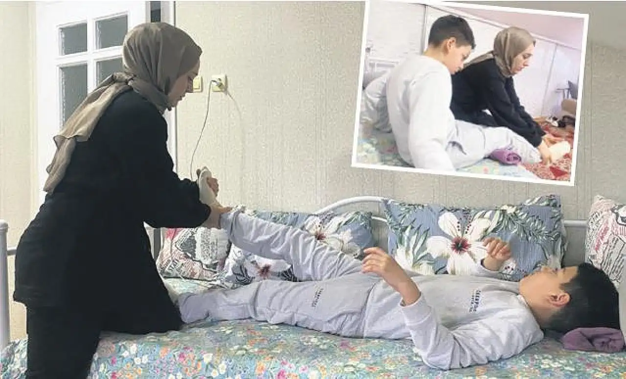 Konyalı ailenin şefkati Hasan Ali'yi yeniden yürüttü! Can bağı şifa oldu