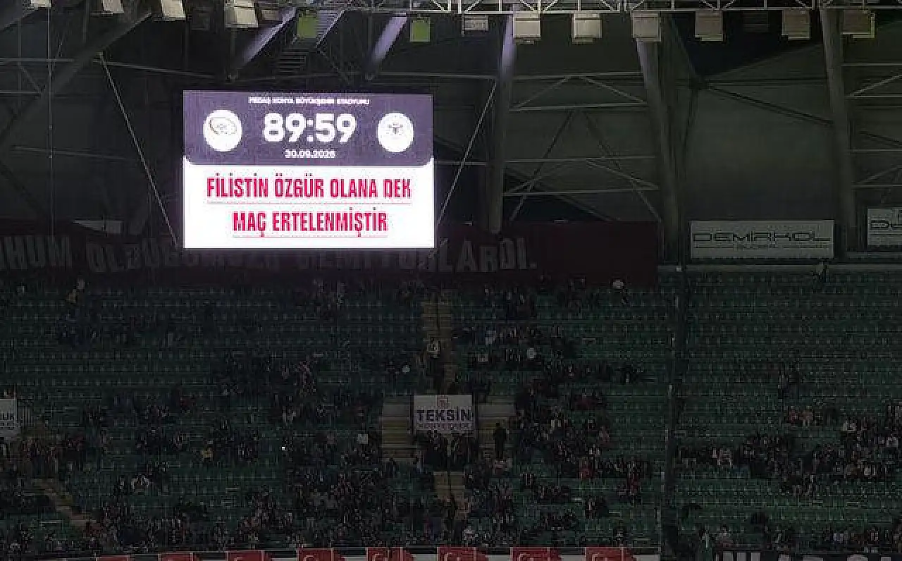 Konya'daki dostluk maçı TBMM gündeminde: Konya, Kudüs'ün kardeşidir!