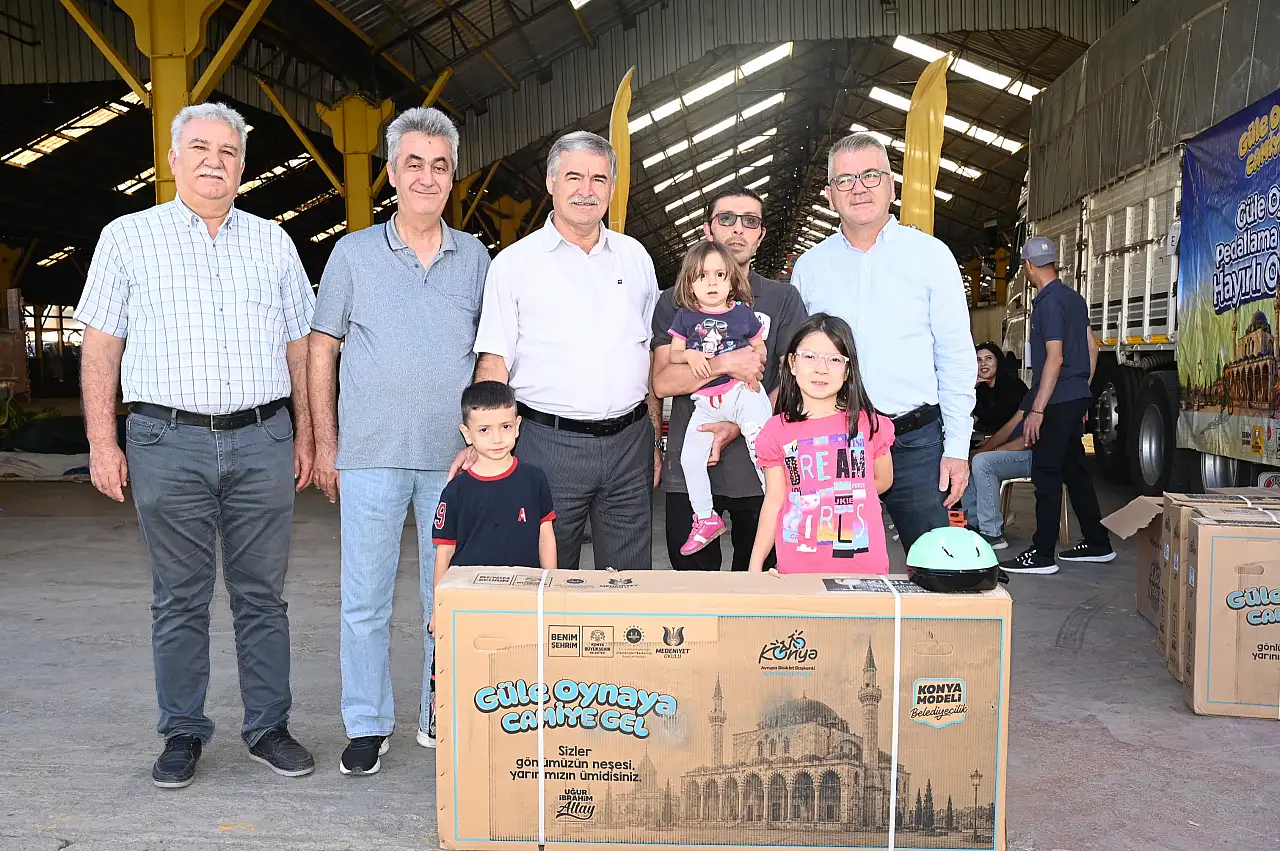 'Güle Oynaya Camiye Gel' projesinde ödül zamanı: Bisikletler dağıtılmaya başlandı!