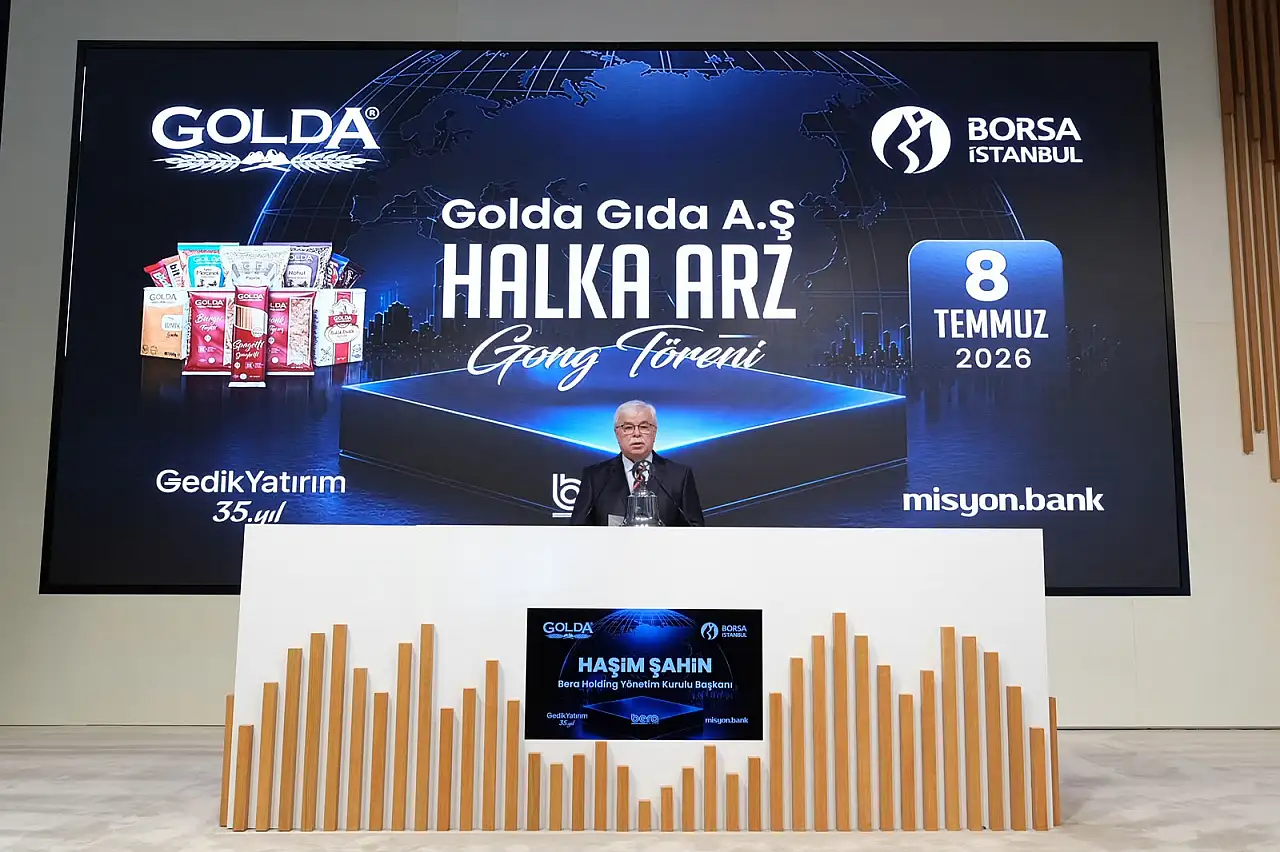 Borsa İstanbul'da gong Golda Gıda için çaldı