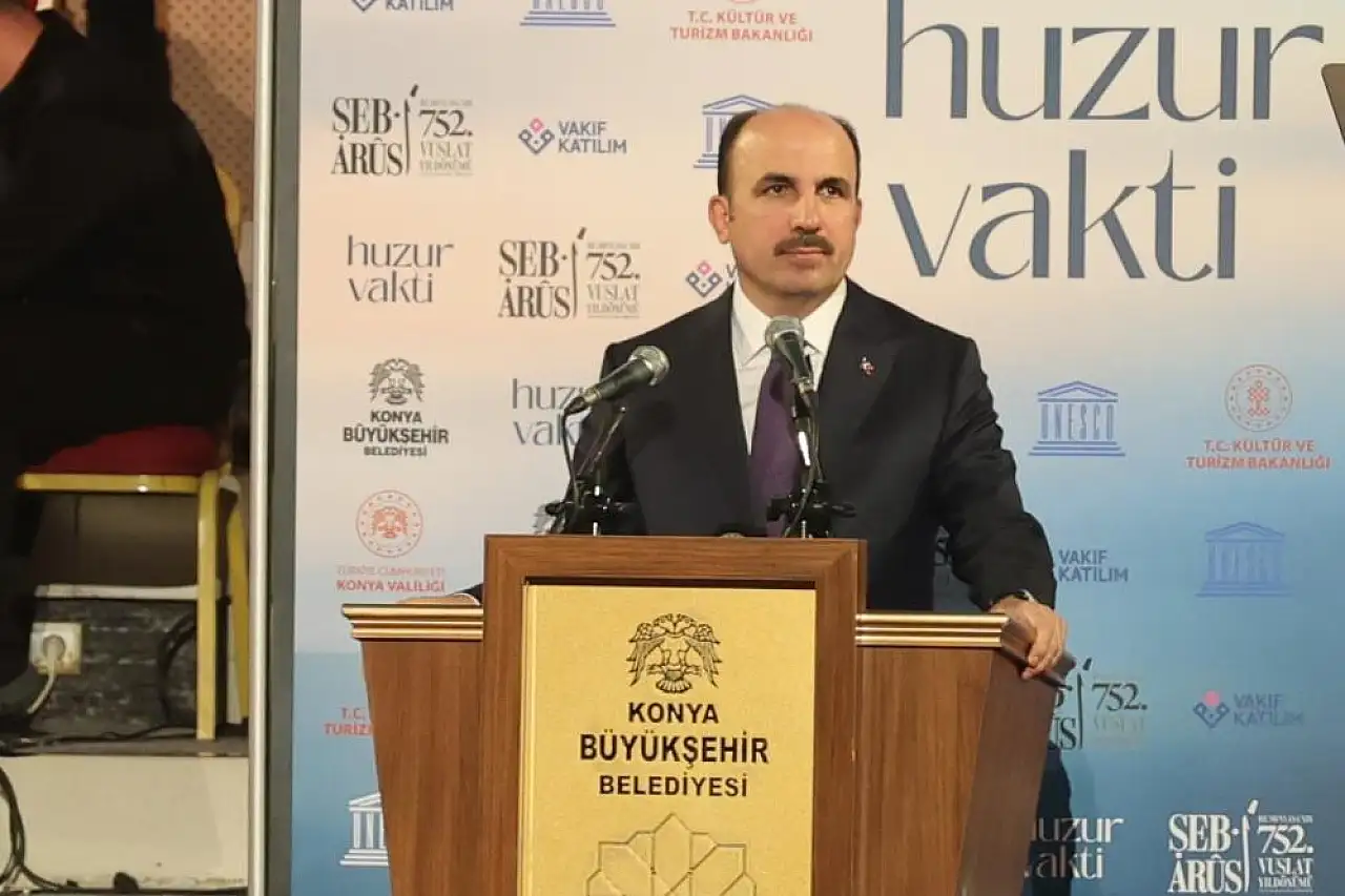 Konya'da Şeb-i Arus Gecesiyle Vuslat Noktalandı