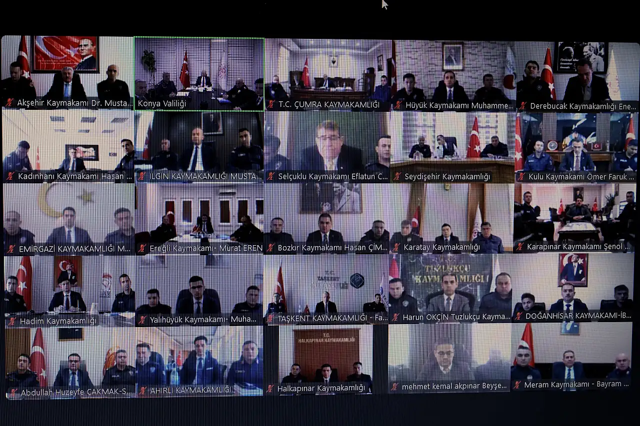 Konya yılbaşında huzurlu ve güvenli olacak!