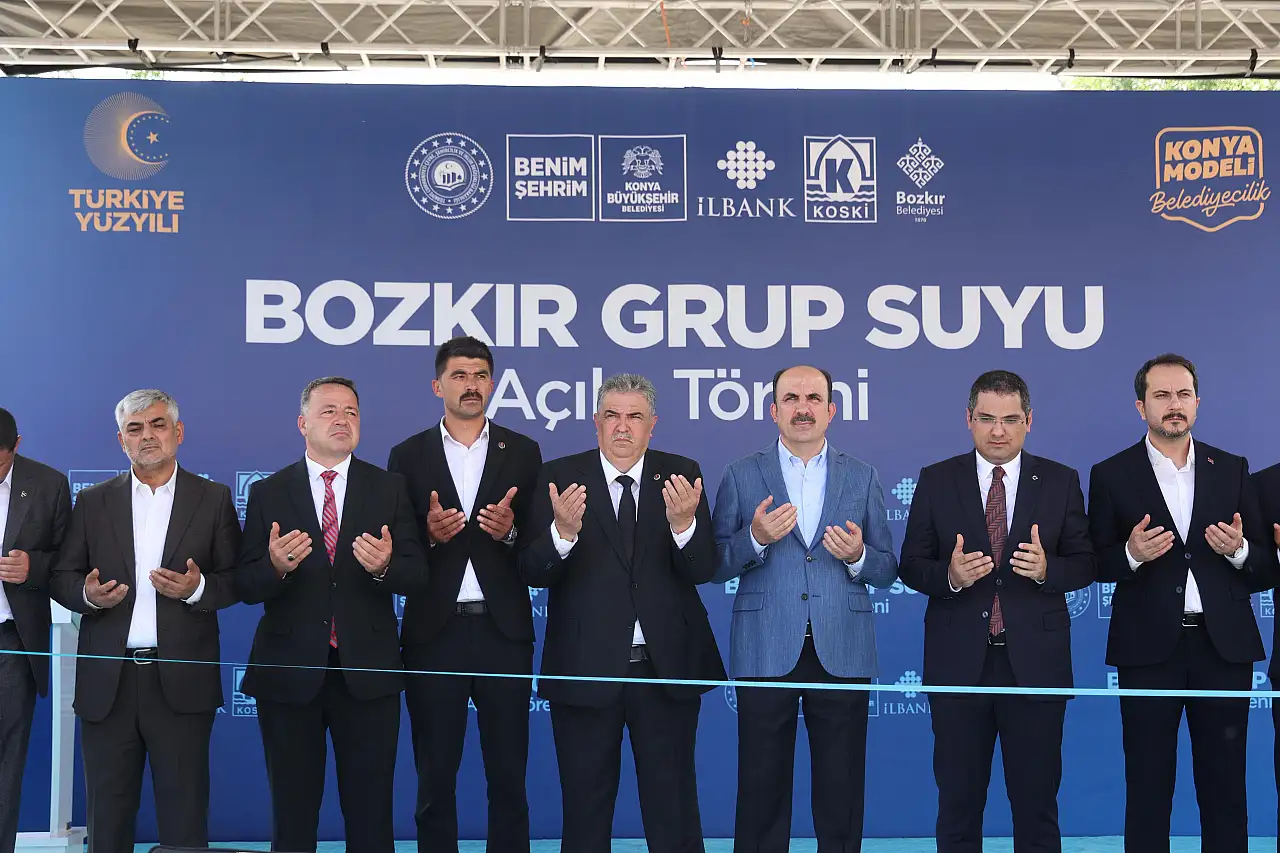 Konya Büyükşehir'den ilçelerde yatırım yarışı: 425 milyonluk dev 'Su Projesi' hizmete girdi!