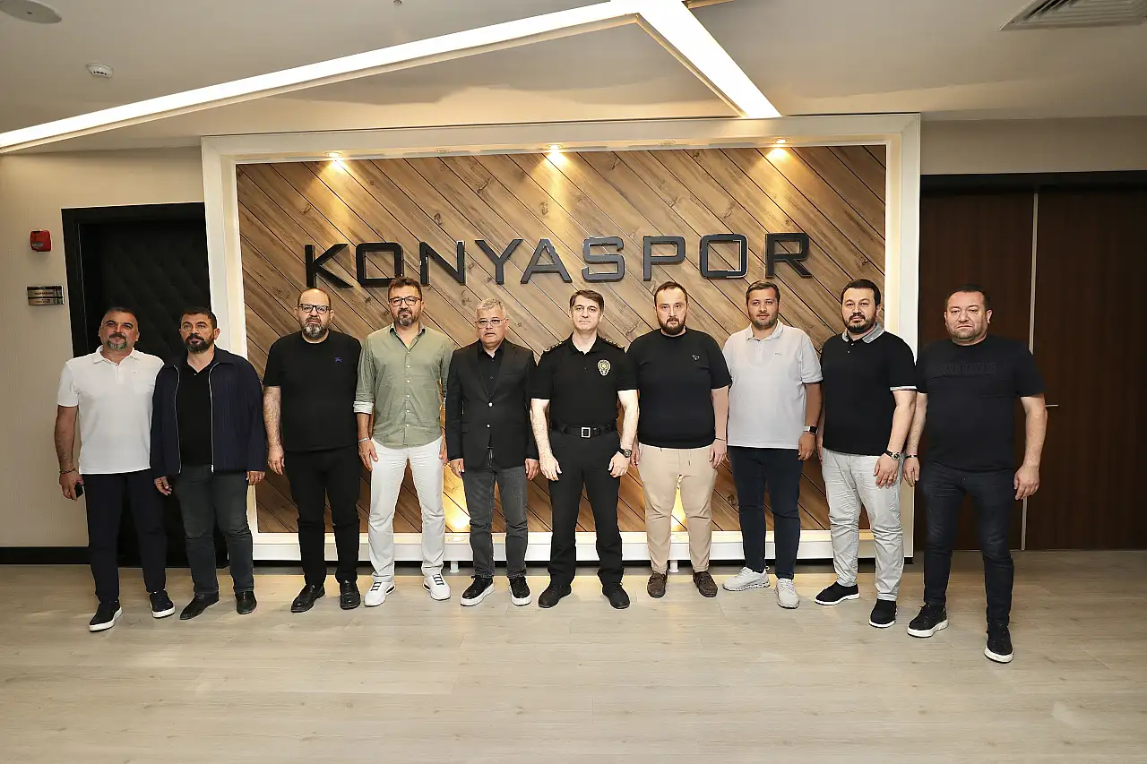 Konya İl Emniyet Müdürü Koç'tan Konyaspor'a ziyaret