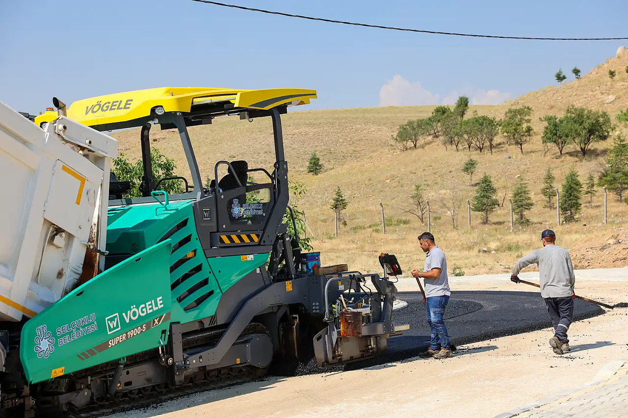 Selçuklu'da asfalt seferberliği: Sokaklar yenileniyor!