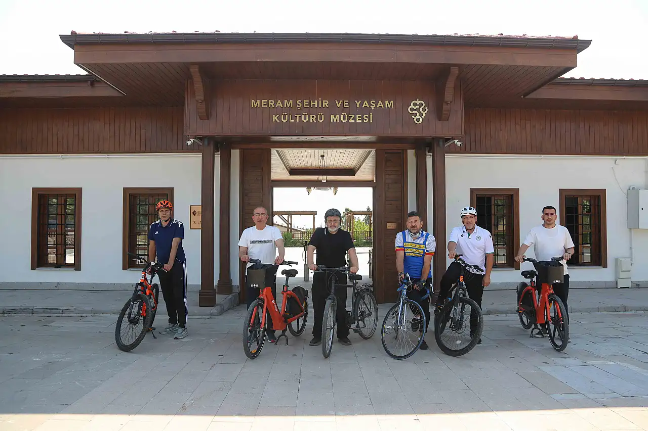Başkan Kavuş pedalladı, Meram'ın tarihi ve doğası buluştu!