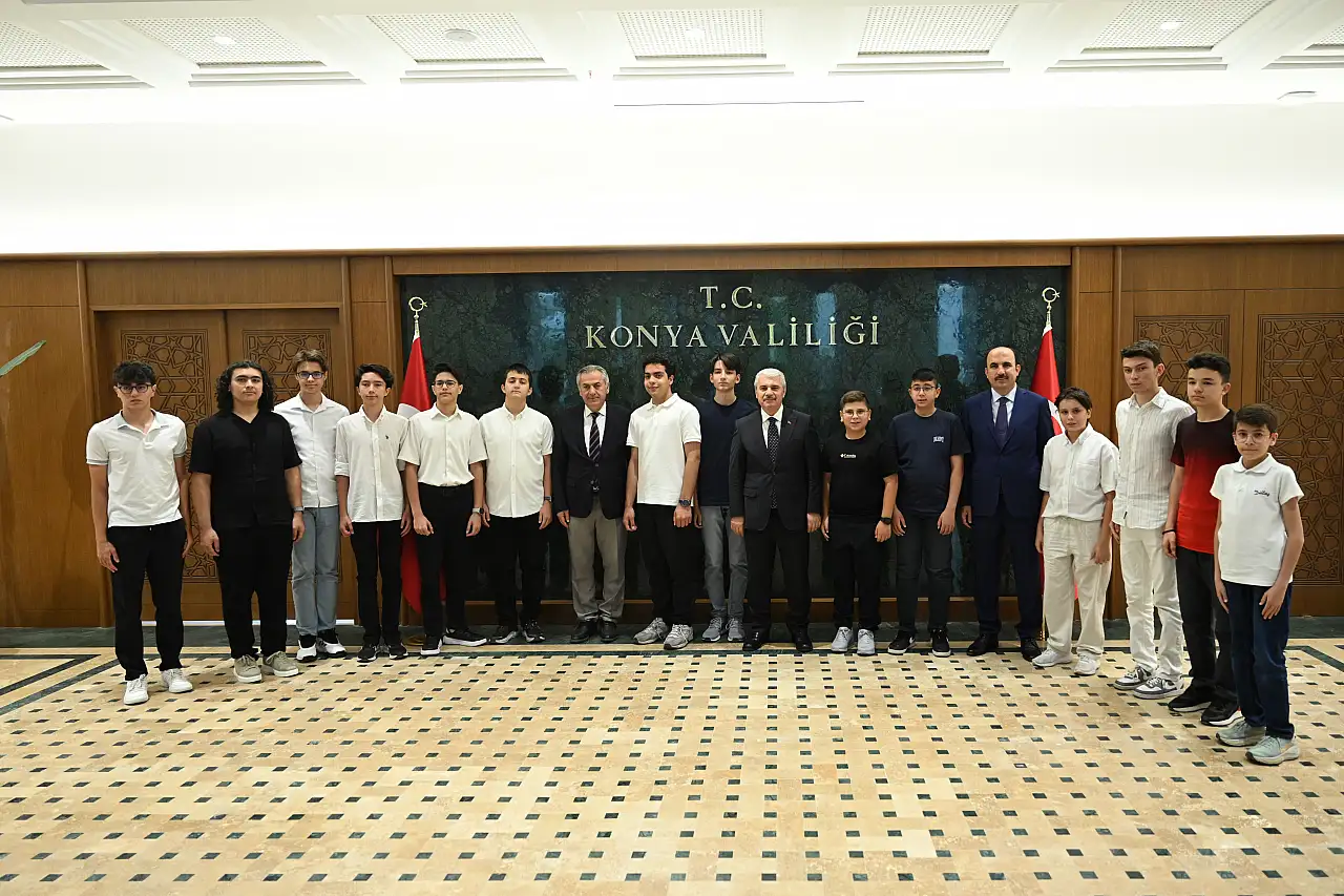 Konya'nın gurur tablosu: LGS şampiyonları protokolle buluştu!