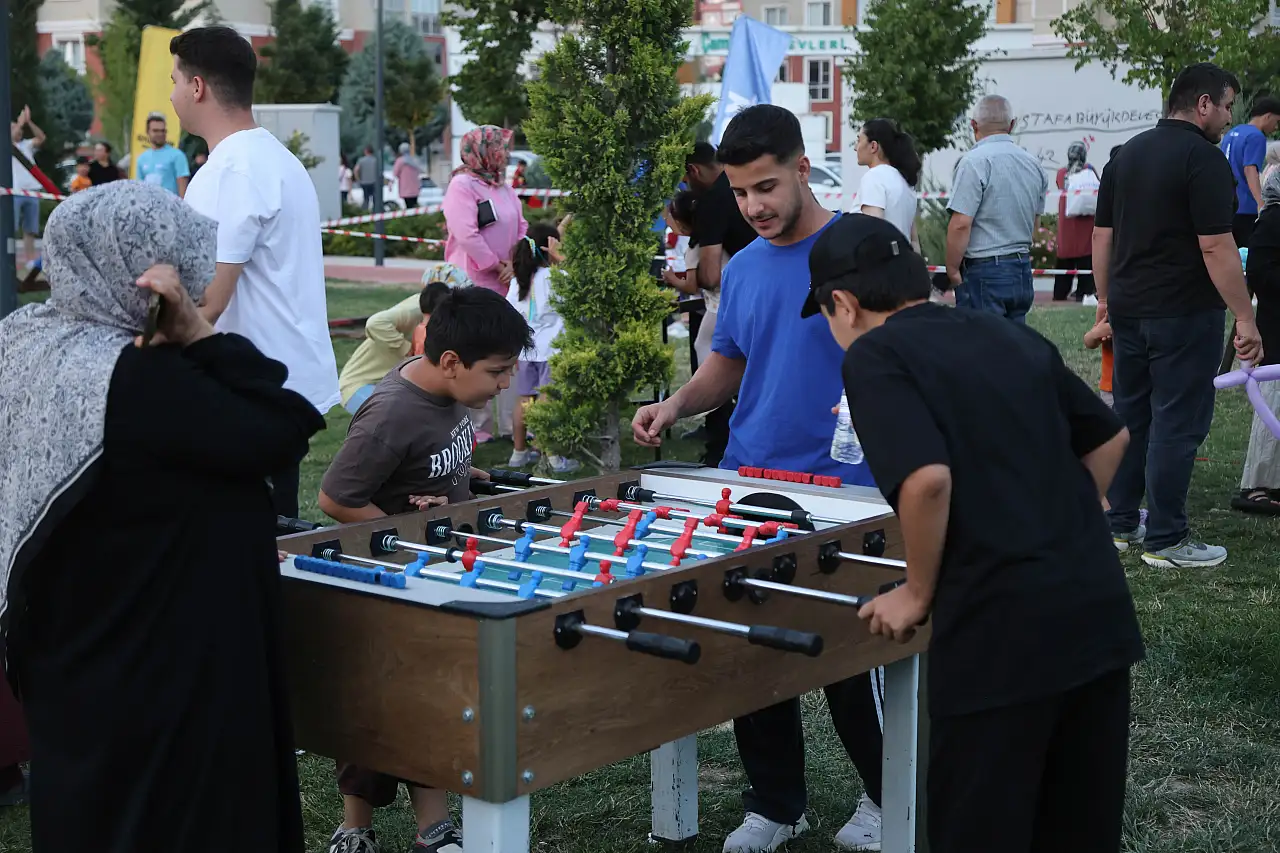 Konyalı çocuklar yazın tadını çıkarıyor! Başkan Altay da katıldı