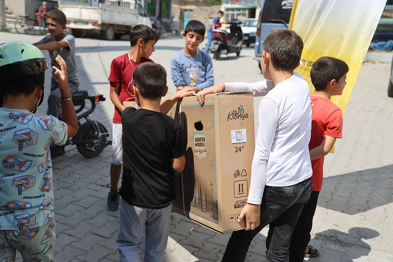 Konya'da 13 bin çocuğun beklediği gün geldi! Bisiklet dağıtımı başlıyor