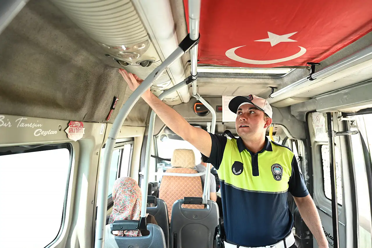 Konya'da toplu taşımada sıkı denetim! Ekipler tek tek kontrol ediyor