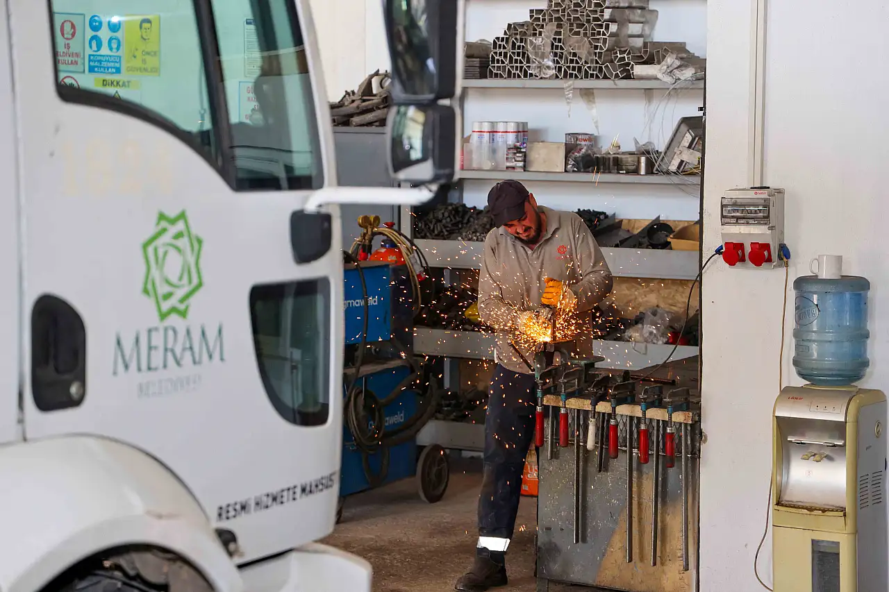 Üreten Meram, güçlü hizmet: Tesisler fabrika gibi çalışıyor!
