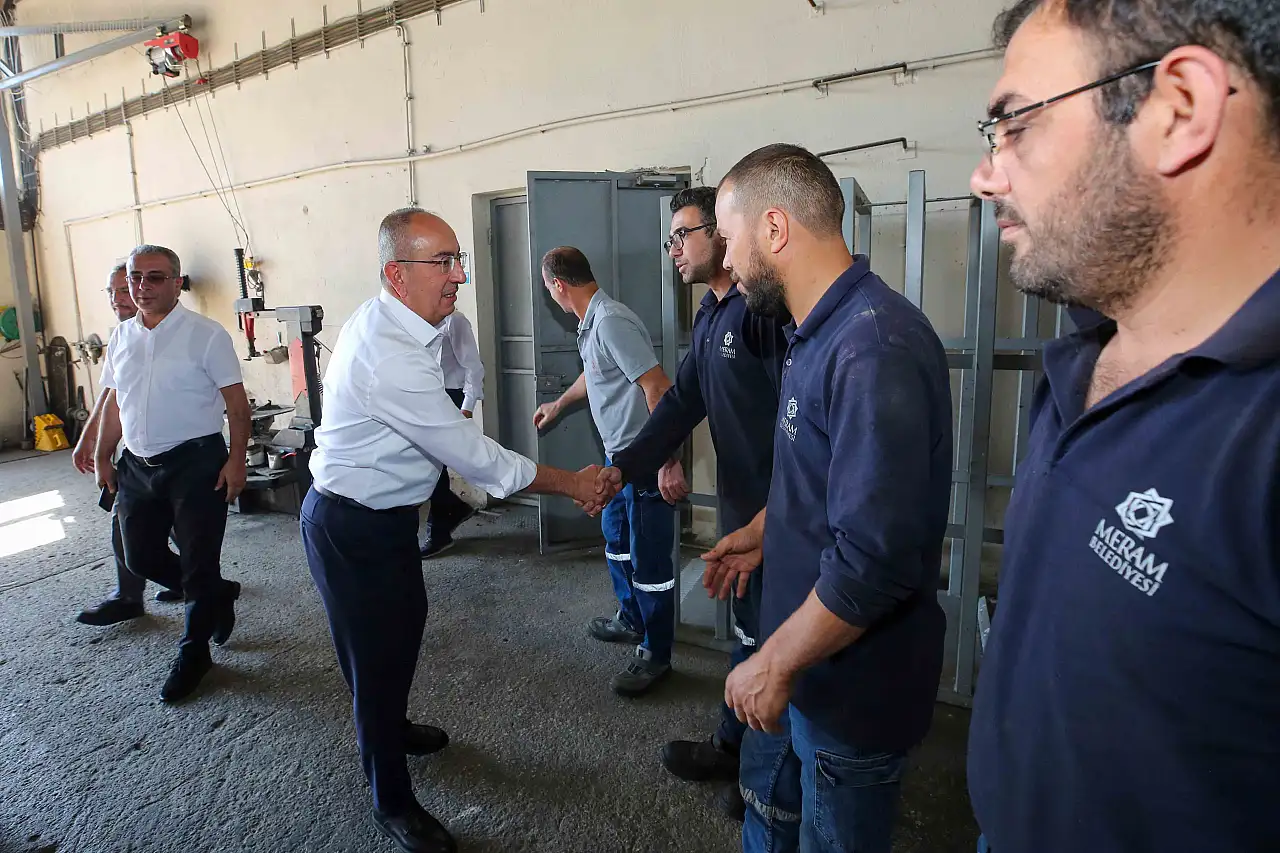 Üreten Meram, güçlü hizmet: Tesisler fabrika gibi çalışıyor!