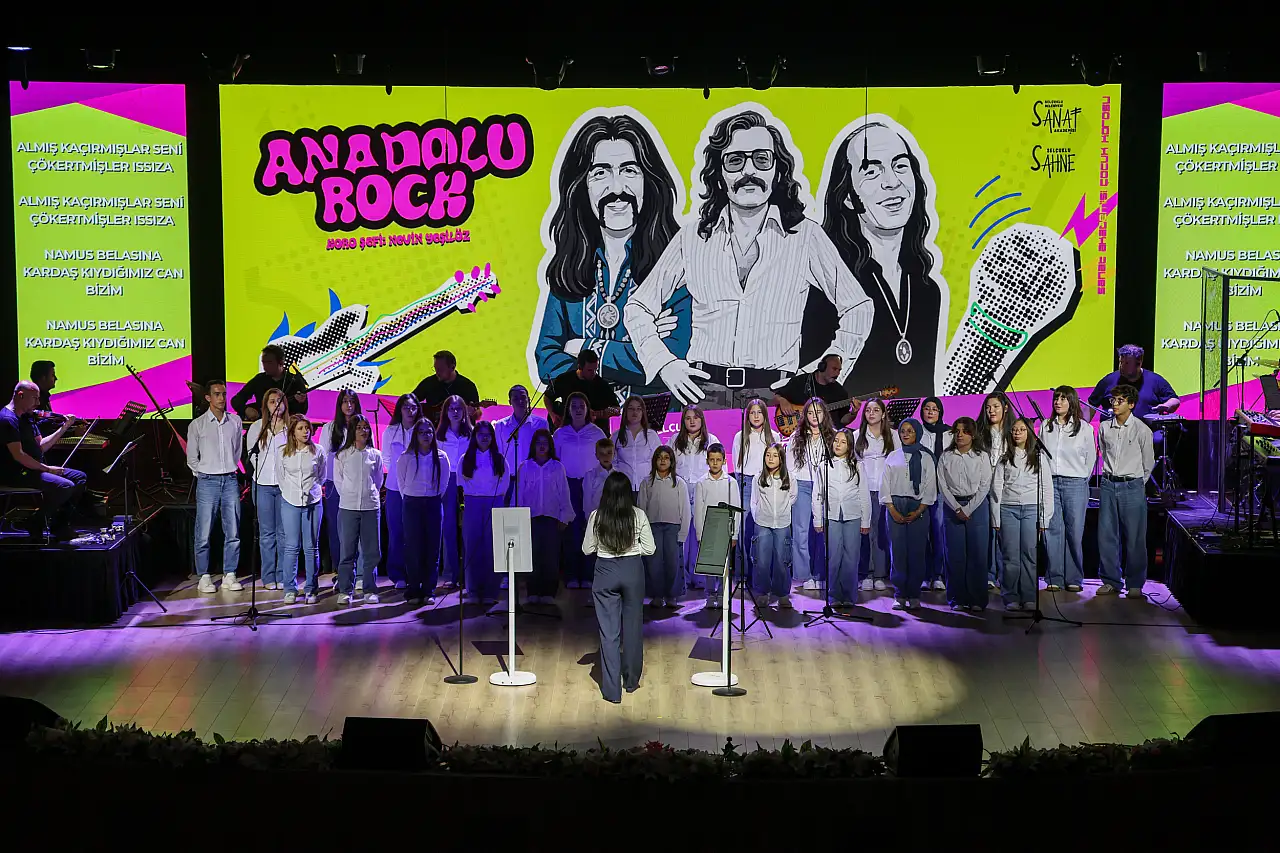 Selçuklu'da minik seslerden unutulmaz Anadolu Rock ziyafeti!