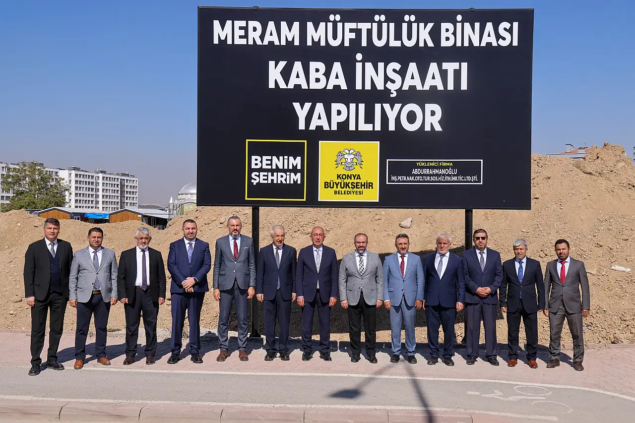 Meram'da hizmet ağı genişliyor: Yeni müftülük binası yolda!
