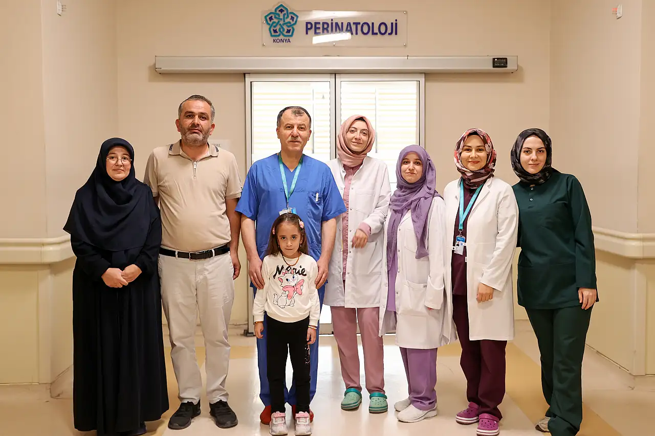 Konya'daki milimetrelik tedaviyle mutluluğa kavuştu!