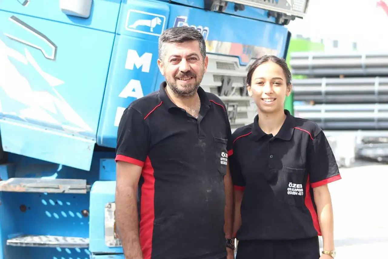 Konya'da 17 yaşındaki genç kız sanayide ezber bozuyor!