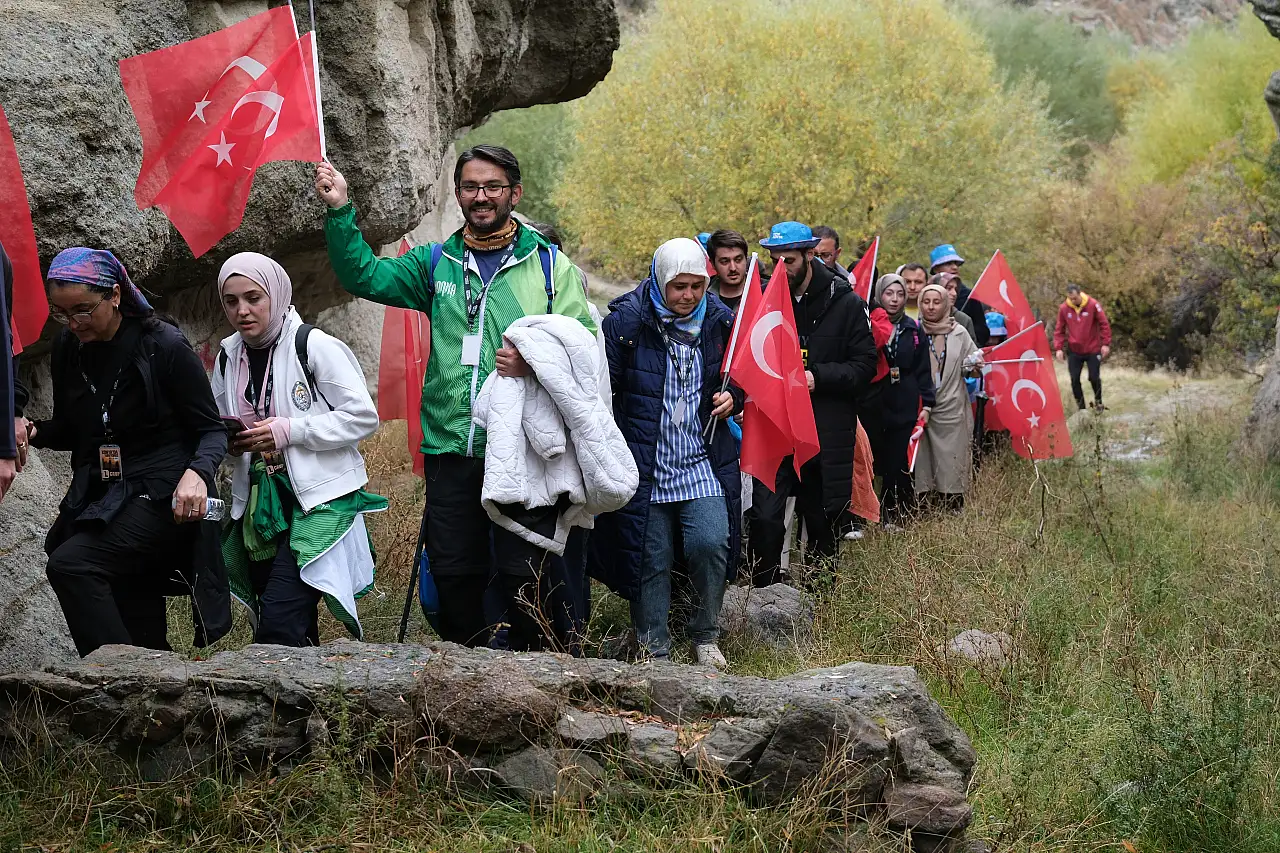 190 doğasever Cumhuriyet coşkusunu Sille'de yaşadı!
